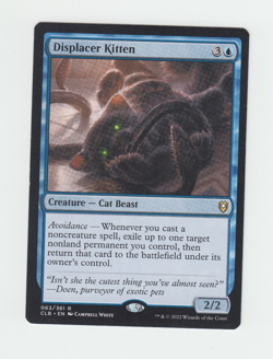 Displacer Kitten * Near Mint CLB Commander Legends # 63 MTG Magic - Image 1