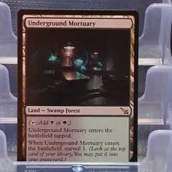 Wizards WotC MTG Underground Mortuary BG Land Rare Regular 271 English - Image 1