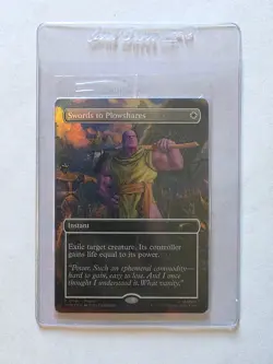 Magic the Gathering PSA Magazine Promo Swords to Plowshares Thanos Sealed - Image 1