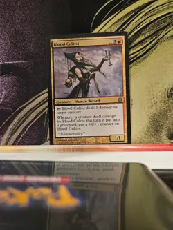 Blood Cultist 157 Uncommon Shards of Alara Magic: The Gathering MP - Image 1