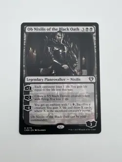 Ob Nixilis of the Black Oath NM Commander Masters CMM Magic The Gathering MTG - Image 1