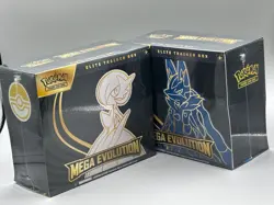 Pokemon TCG Mega Evolutions ETB Lucario And Gardevoir English Sealed Set - Image 1