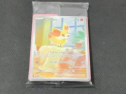 2026 Pokemon Fennekin 080 Pokemon Center Sealed Stamped Promo | Chaos Rising - Image 3