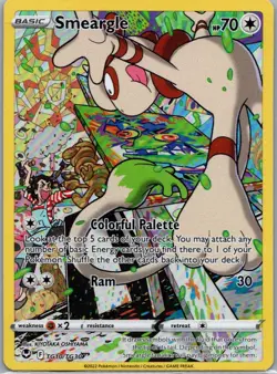 Smeargle TG10/TG30 Holo Silver Tempest Trainer Gallery Pokemon NM - Image 1