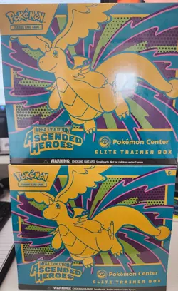 Ascended Heroes Pokemon Center (Exclusive ETB) - NEW & SEALED - Set of 2 - Image 1