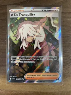 AZ's Tranquility Trainer-Supporter Full Art 106/086 Chaos Rising English NM - Image 1
