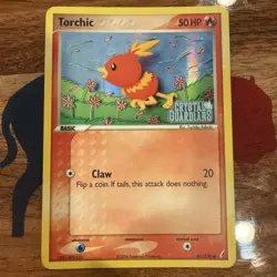 Pokemon TCG Torchic 65/100 EX Crystal Guardians Reverse Holo Common 50 MP - Image 1