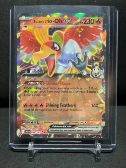 Ethan's Ho-Oh ex 039/182 Double Rare Holo Pokemon 2025 Destined Rivals NM - Image 1