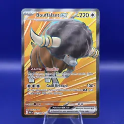 Bouffalant ex 162/086 Ultra Rare White Flare Pokemon NM - Image 1