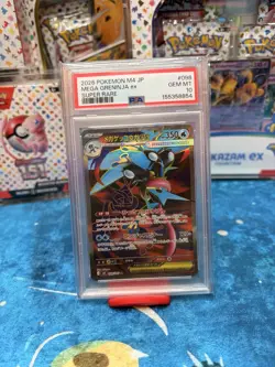 Pokemon Mega Greninja Ex 114 SIR & 098 Super Rare - Both are PSA 10 and Clean! - Image 4