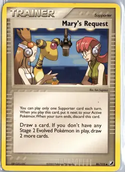 Mary's Request 86/115 Uncommon Unseen Forces Pokemon Moderately Played - Image 1