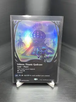 Uthros, Titanic Godcore (Borderless) Edge of Eternities Foil - Image 1