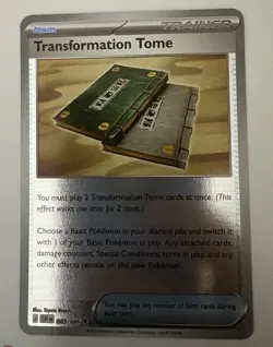 Pokemon TCG - Chaos Rising (CRI) Transformation Tome - 083/086 - Reverse Holo - Image 1
