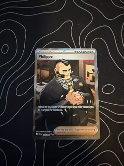 Pokemon TCG Phillipe 110/086 Chaos Rising Ultra Rare Full Art NM - Image 2