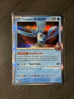 Team Rocket's Articuno Cosmos Holo Destined Rivals Promo 051/182 Pokemon TCG - Image 1