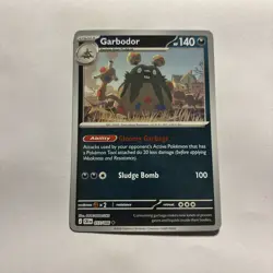 Garbodor 057/086 Reverse Holo ME04: Chaos Rising NM Pokemon TCG - Image 1