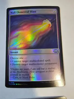 MTG - Null Elemental Blast FOIL - Modern Horizons 3 - Image 1