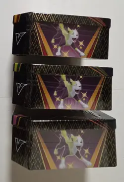 Pokemon TCG Shining Fates Tins Set of 3 - Eldegoss, Boltund, & Cramorant - New - Image 4
