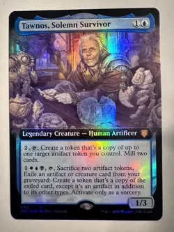 MTG Tawnos, Solemn Survivor (42/223) The Brothers' War Commander NM FOIL - Image 1