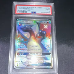 The Pokemon Company PSA 9 2019 Charizard GX SV49/SV94 Hidden Fates Full Art - Image 1