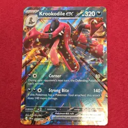 Pokemon TCG Crown Zenith Krookodile ex 055/086 Ultra Rare Holo English 320 HP - Image 1