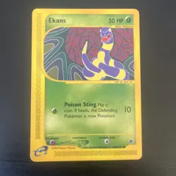 Ekans 108/165 Expedition e Reader Pokemon TCG WOTC Vintage - LP - Image 1