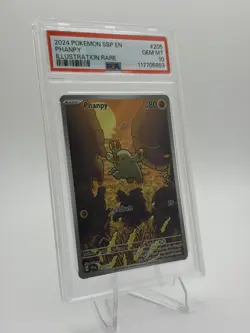 Pokemon 2024 Phanpy 205/191 Illustration Rare Surging Sparks GEM MINT PSA 10 - Image 4
