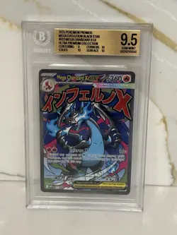 Pokemon Mega Charizard X EX 023 Me: Mega Evolution Promo Full Art Holo BGS 9.5 - Image 1