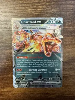 Pokemon Charizard ex 054/091 SV Paldean Fates Tera Double Rare Holo EN - Image 1