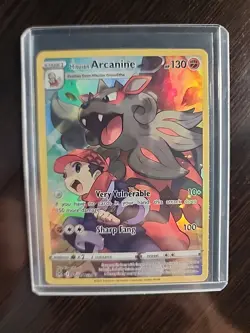 Pokemon TCG Hisuian Arcanine Lost Origin Trainer Gallery TG08/TG30 Holo Ultra... - Image 3