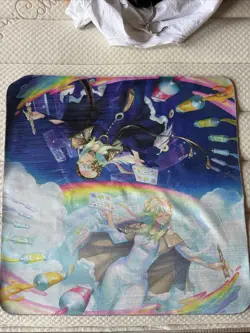Amanda Lapalme Manamoon Weather Painter Rainbow Day YuGiOh YGO Cloth Playmat - Image 1