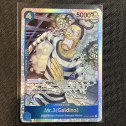 Mr.3 (Galdino) SR OP16-056 One Piece Time of Battle Mint - Image 1