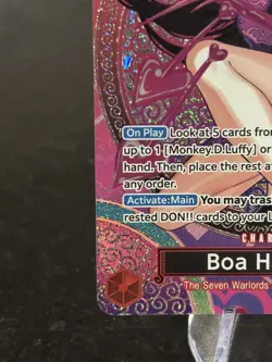 One Piece Boa Hancock OP12-014 SP Holo - Image 4