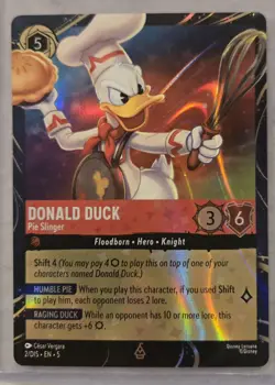 Disney Lorcana Magical Places Epcot 2026 Rapunzel & Donald Duck Promo Card - Image 3