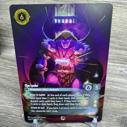 Disney Lorcana TCG Whispers in the Well Goliath “Clan Leader” (Enchanted) - Image 1