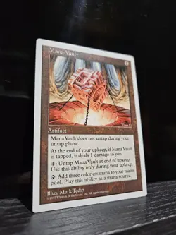 MTG Mana Vault - 5th Edition - Lightly Played - Image 1