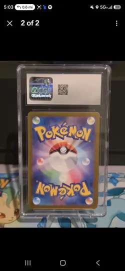 Pokemon TCG Wartortle 171/165 Sv2a Card 151 Art Rare Holo Japanese CGC 10 - Image 2