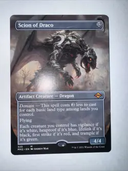 Scion of Draco (Borderless) ⭐NM⭐ Modern Horizons 2 Magic The Gathering MTG #323 - Image 1