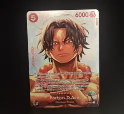 ST15-005 Portgas.D.Ace SR SP OP16 The Time of Battle One Piece TCG English Card - Image 1