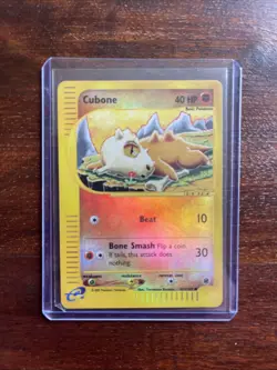 Pokemon Cubone Reverse Holo Expedition Base Set Card 103/165 - Image 1