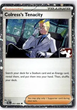Colress's Tenacity 057/064 Uncommon Prize Pack Series Cards Pokemon Near Mint - Image 1