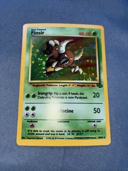 Pinsir - 9/64 - Pokemon Jungle Unlimited Holo Rare Card WOTC NM - Image 1