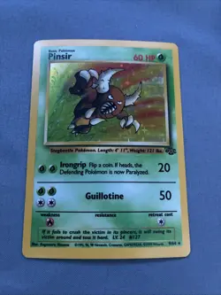 Pinsir - 9/64 - Pokemon Jungle Unlimited Holo Rare Card WOTC NM - Image 2