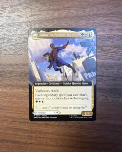 Peter Parker / Amazing Spider-Man Exclusive Promo Card MTG Magic The Gathering - Image 1