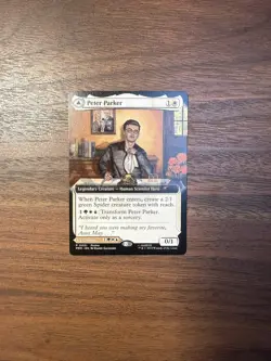 Peter Parker / Amazing Spider-Man Exclusive Promo Card MTG Magic The Gathering - Image 2