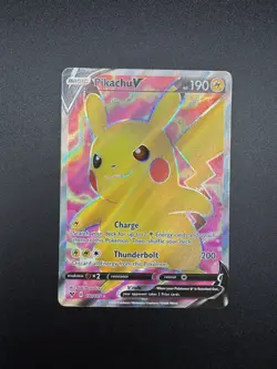 Pikachu V 170/185 Pokemon Vivid Voltage Holo Full Art Card - Image 1