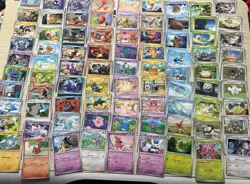 83 Cute Pokemon TCG Card Lot – Clefairy, Charmander, Snorlax Espurr & More - Image 1