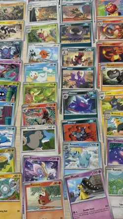 83 Cute Pokemon TCG Card Lot – Clefairy, Charmander, Snorlax Espurr & More - Image 2