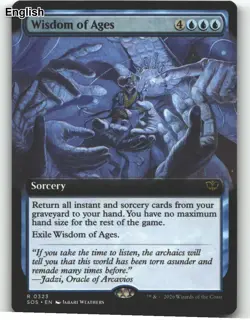 Wisdom of Ages (Extended Art) [SOS - 323] Secrets of Strixhaven - Image 1
