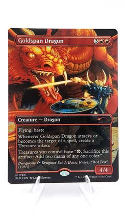 Goldspan Dragon (Rainbow Foil) Secret Lair Drop Foil - Image 1